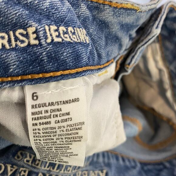 American Eagle Outfitters Women’s Size‎ 6 Hi-Rise Jeggings Light Wash - Picture 8 of 12